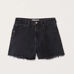 Abercrombie & Fitch Women's 90s High Rise Cutoff Shorts